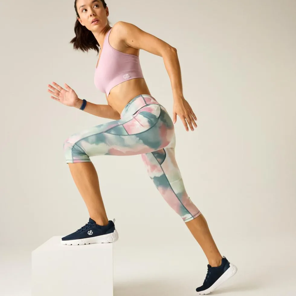 Calzamaglia da arrampicata DARE2B Influential II 3/4 Legging Marble Print
