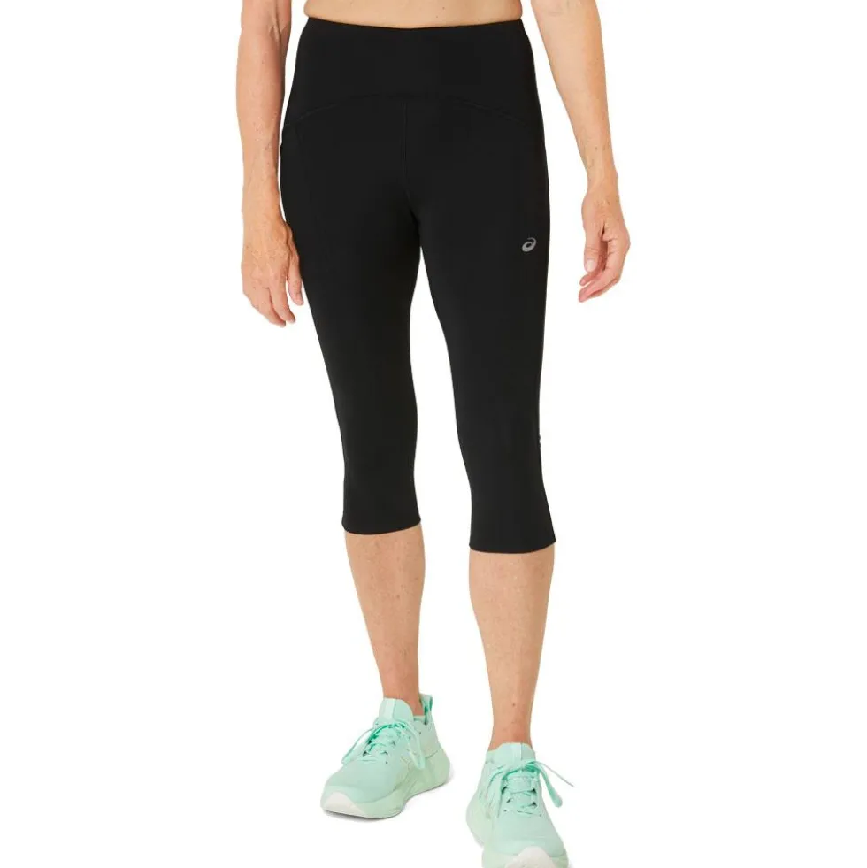 Calzamaglia da trail Asics W Road High Waist Capri Tight Performance Black