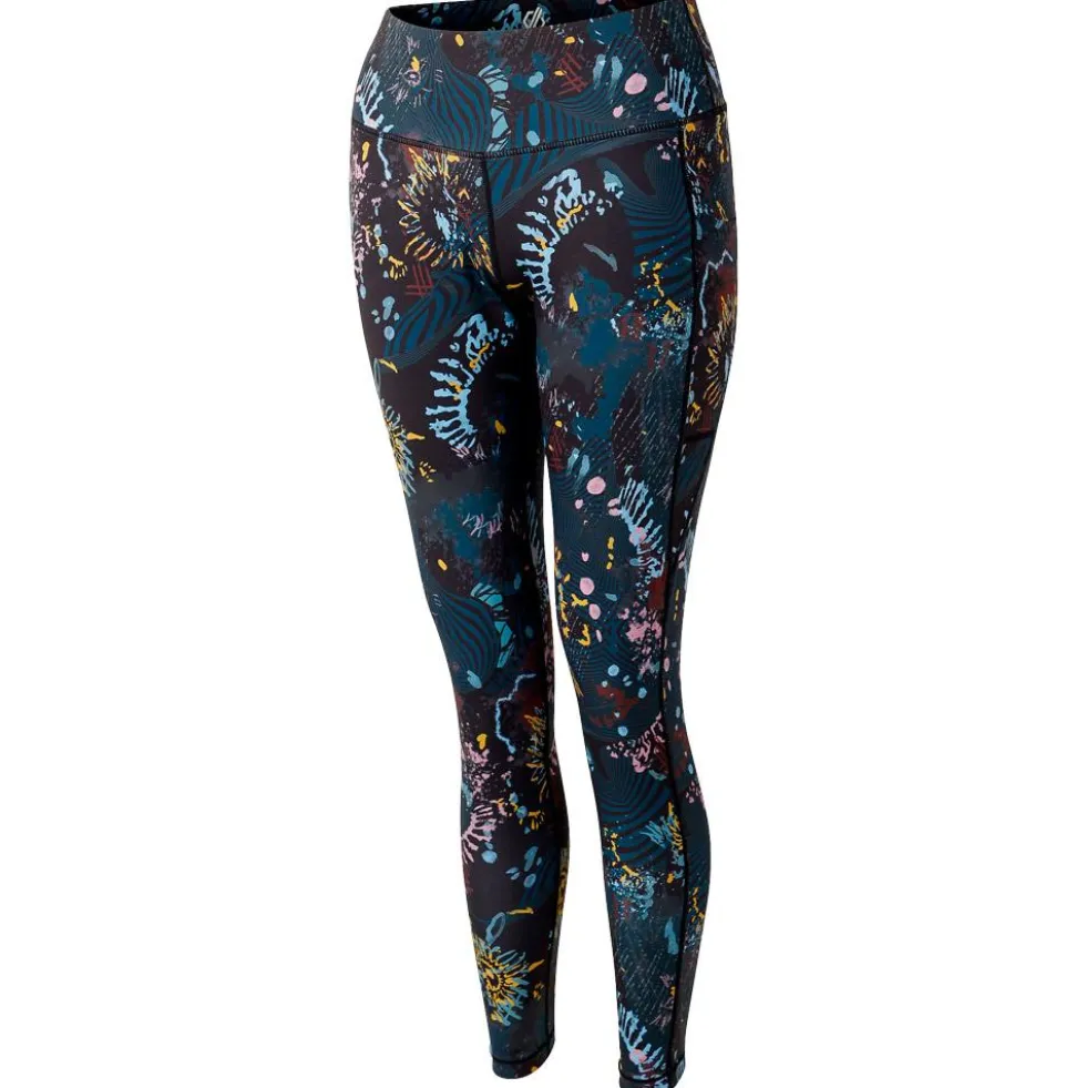 Calzamaglia da trail DARE2B Influentialiilg Blk/Enrgprnt Black Energetic Print
