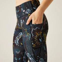Calzamaglia da trail DARE2B Influentialiilg Blk/Enrgprnt Black Energetic Print