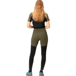 Calzamaglia da trail Norrona senja equaliser stretch Tights W's Olive Night - Caviar