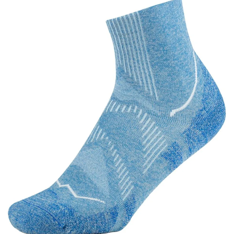 Calze Buff Dryflx Quarter Socks Washed Blue