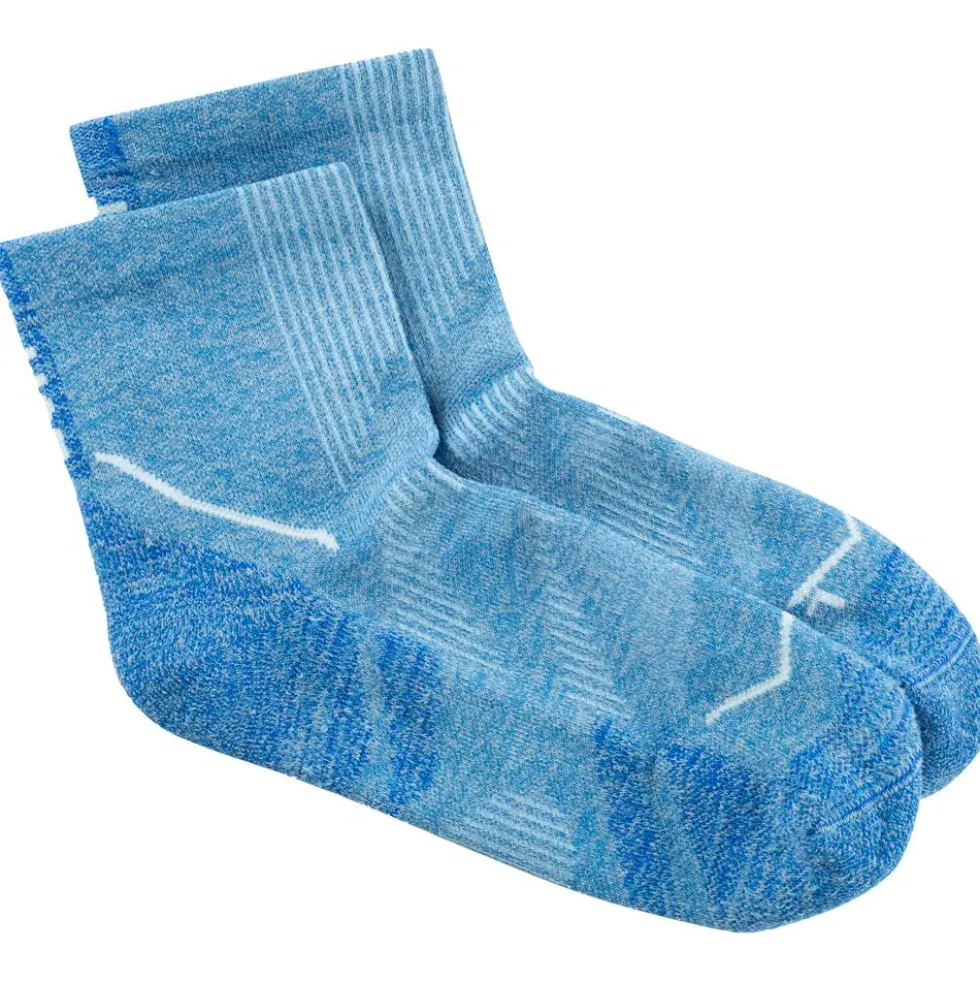 Calze Buff Dryflx Quarter Socks Washed Blue