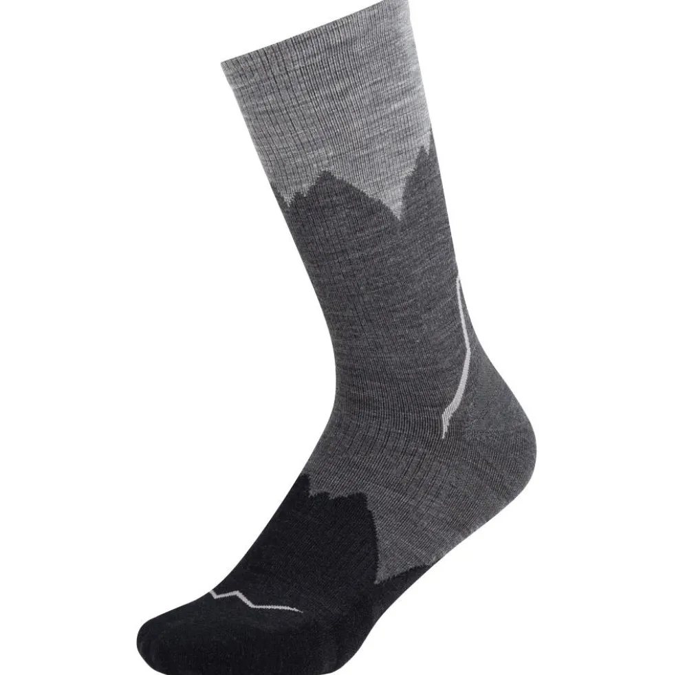 Calze Buff Merino Lightweight Crew Socks Black