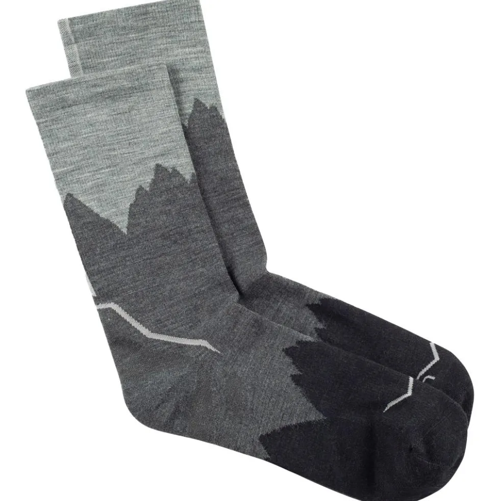 Calze Buff Merino Lightweight Crew Socks Black