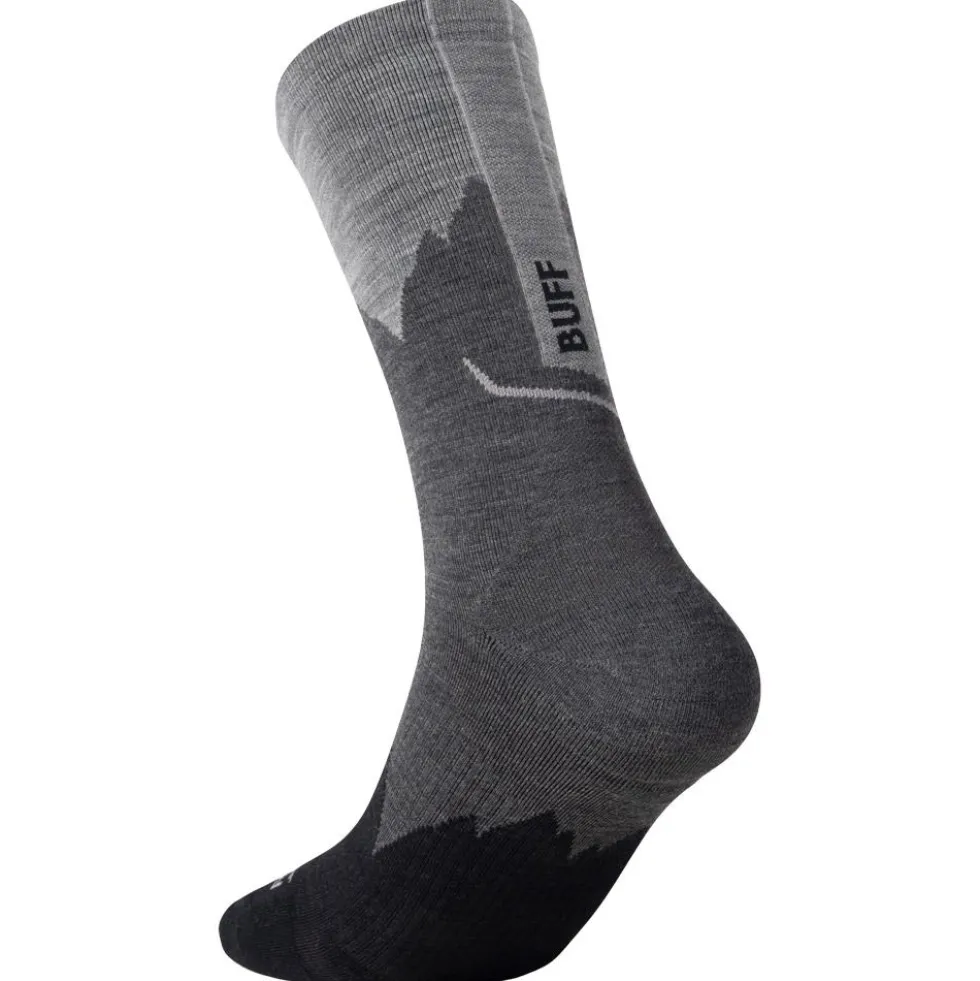 Calze Buff Merino Lightweight Crew Socks Black