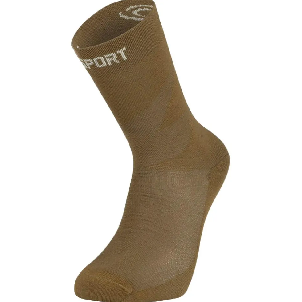 Calze Bv Sport Double Gr Socks High Lyocell Beige