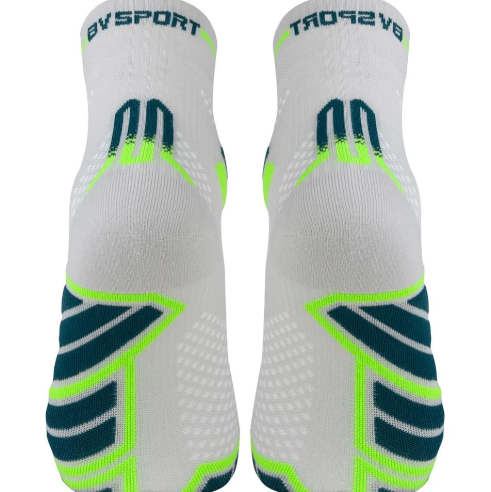 Calze Bv Sport Trail Socks Ultra Mid Gris Lime