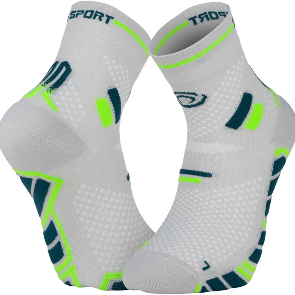 Calze Bv Sport Trail Socks Ultra Mid Gris Lime