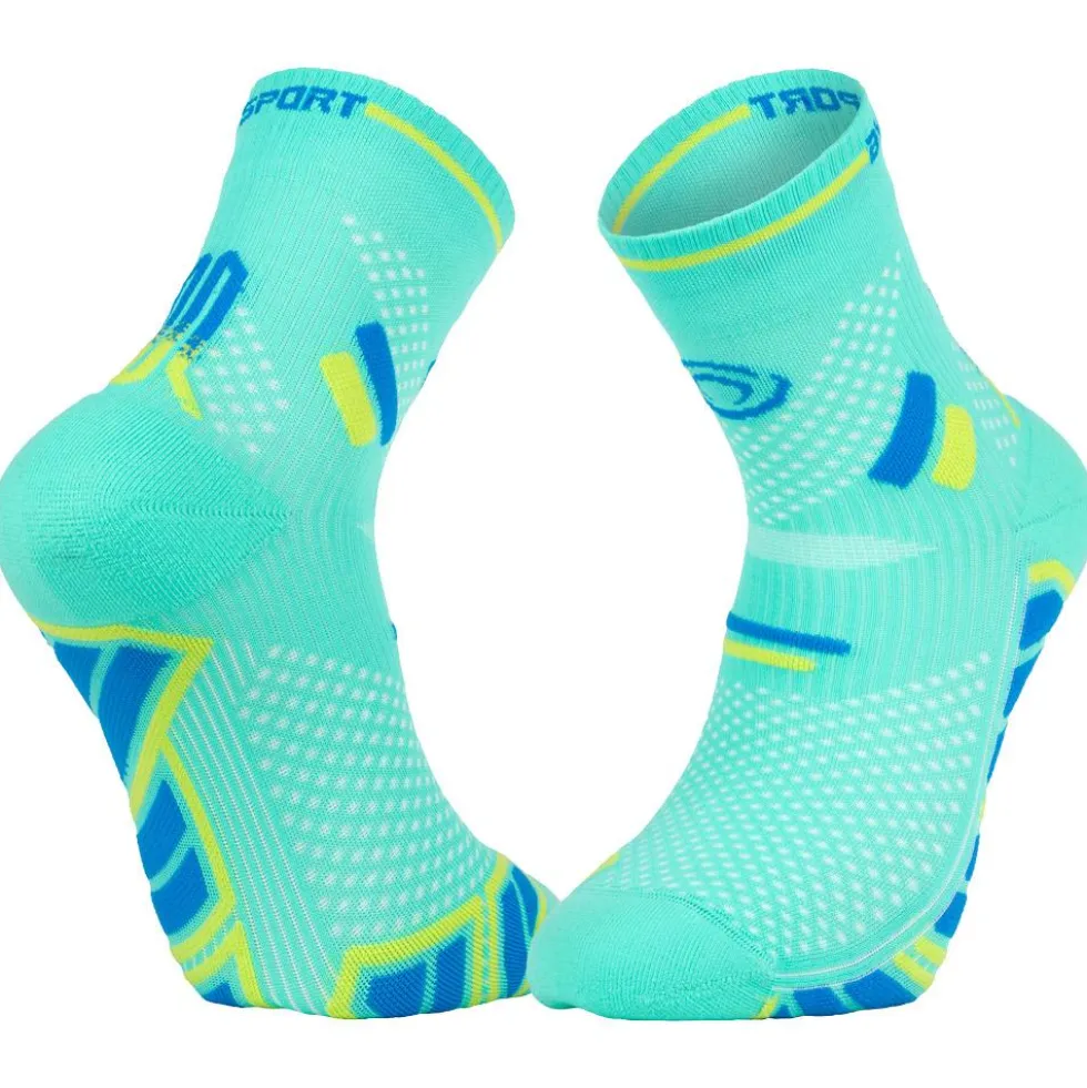 Calze Bv Sport Trail Socks Ultra Mid Turquoise Bleu