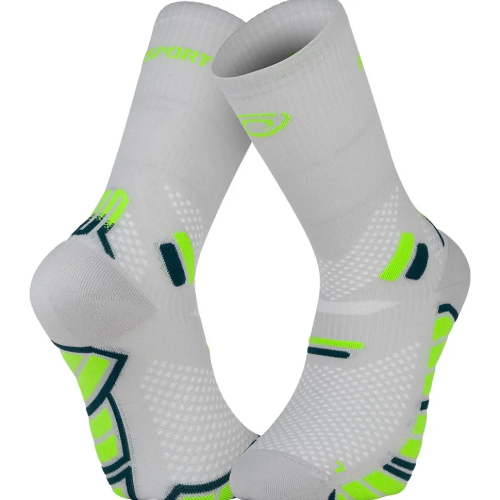 Calze Bv Sport Trail Socks Ultra High Gris Lime