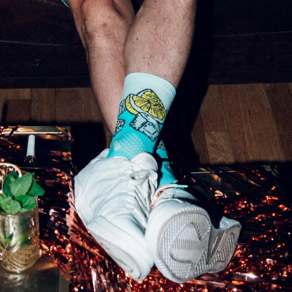 Calze Bv Sport Trail Socks Ultra High Collector Blue Lagoon