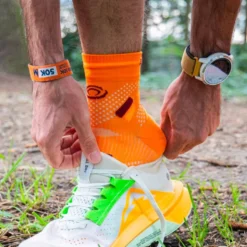 Calze Bv Sport Trail Socks Ultra Mid Orange Bordeaux