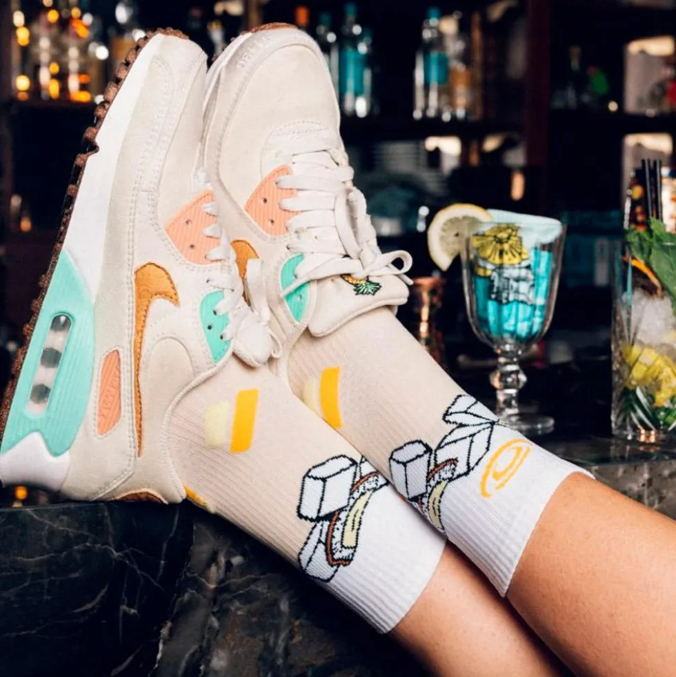 Calze Bv Sport Trail Socks Ultra High Collector Pina Colada