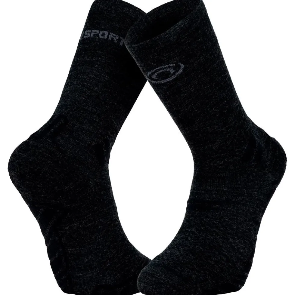 Calze Bv Sport Trail Socks Ultra High Merino Anthracite