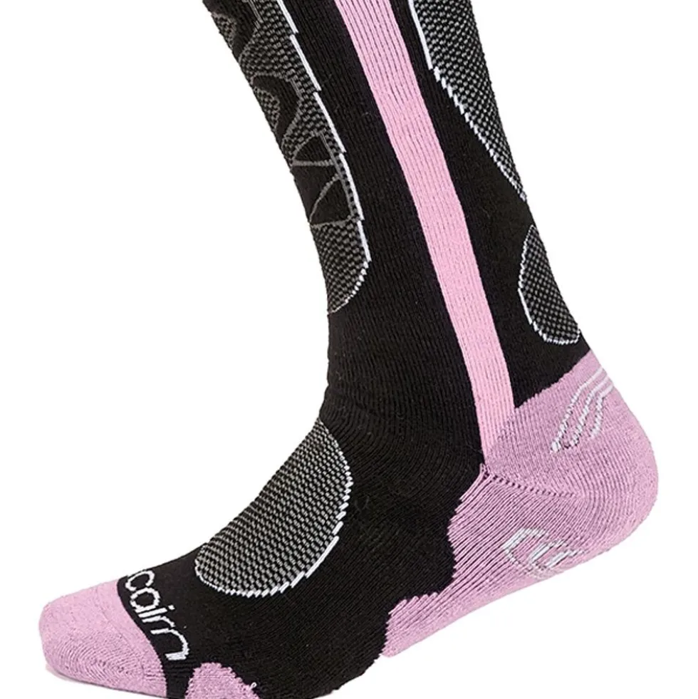 Calze Cairn Spirit Black Powder Pink