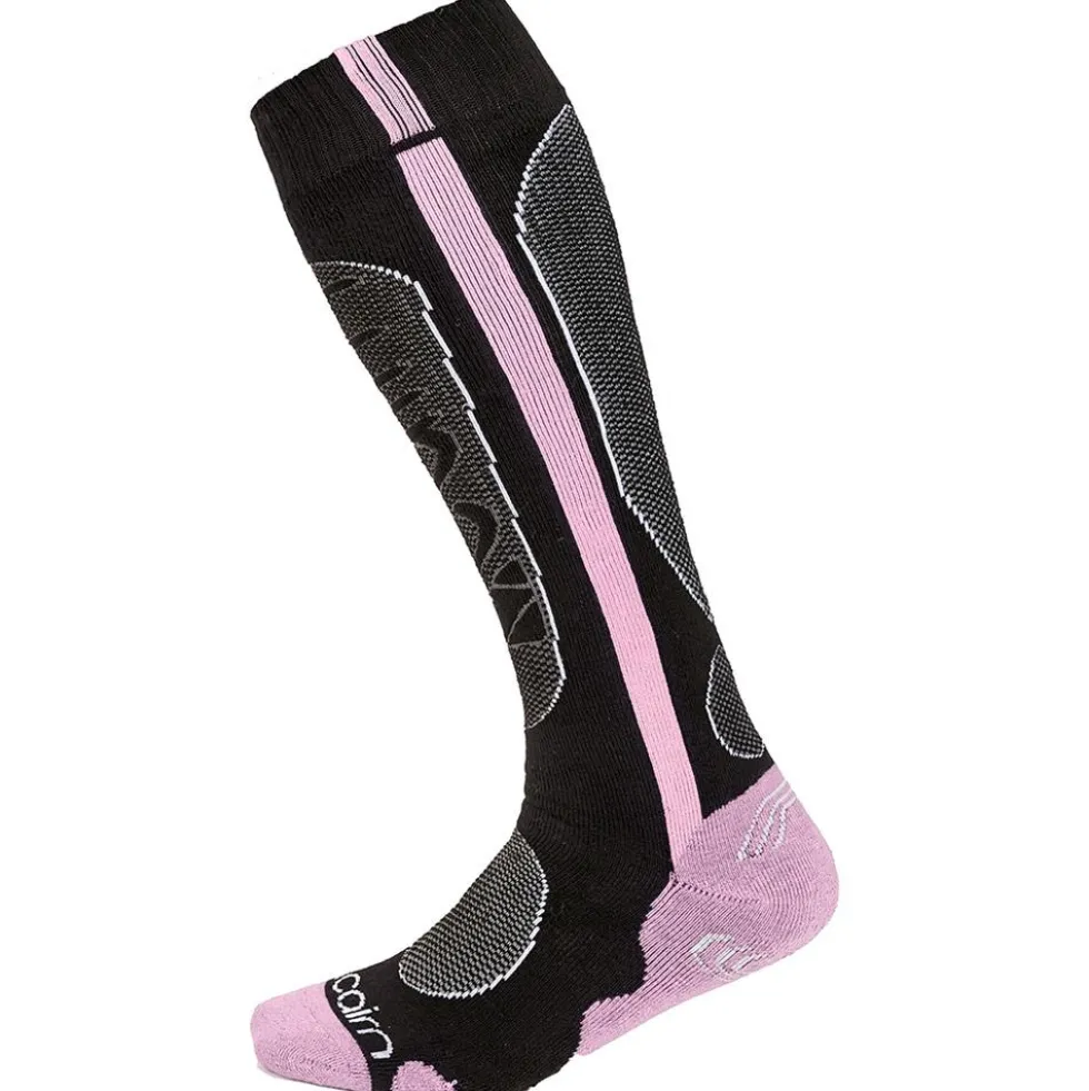 Calze Cairn Spirit Black Powder Pink