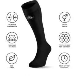 Calze di recupero Bv Sport Pro Recup Evolution Noir