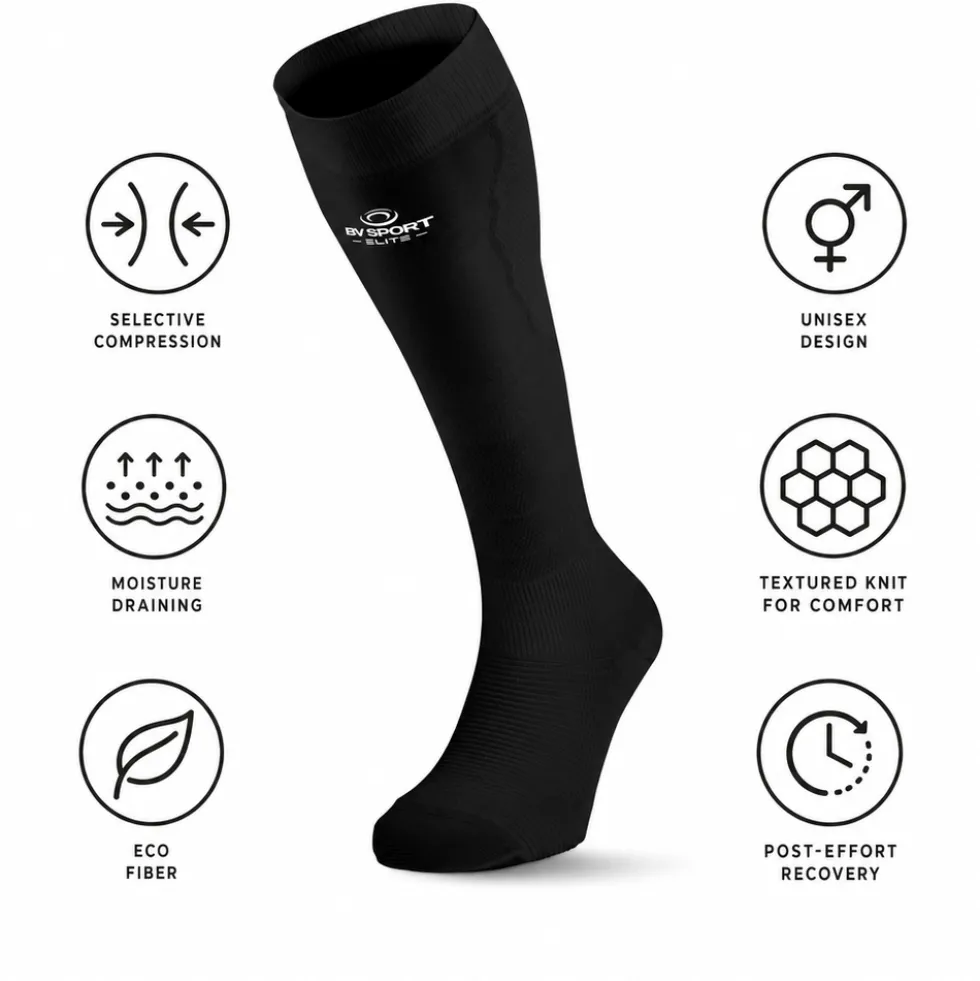 Calze di recupero Bv Sport Pro Recup Evolution Noir
