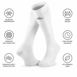 Calze di recupero Bv Sport Pro Recup Evolution Blanc