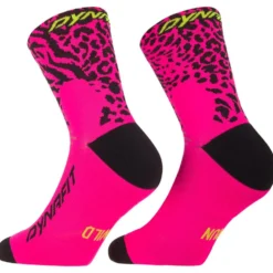 Calze Dynafit Run Wild Mid Socks Pink Glo