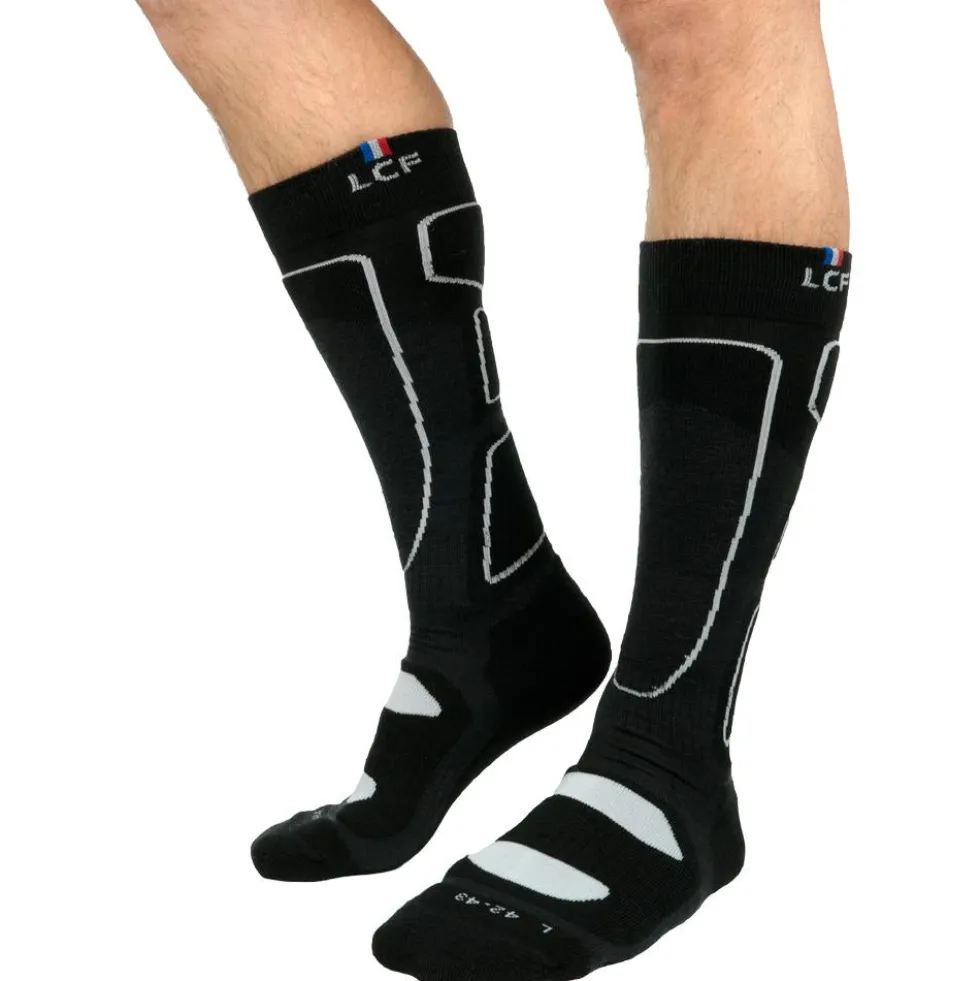 Calze La Chaussette de France Vanoise Noir Blanc
