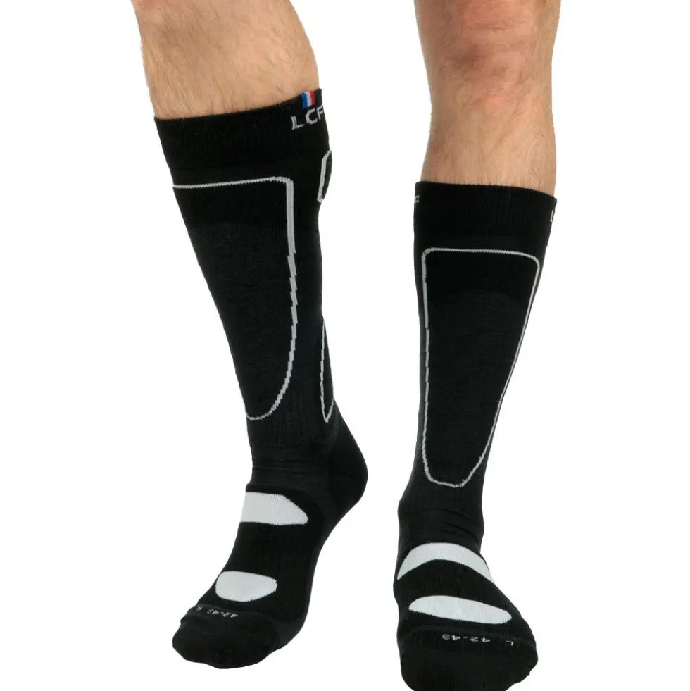 Calze La Chaussette de France Vanoise Noir Blanc