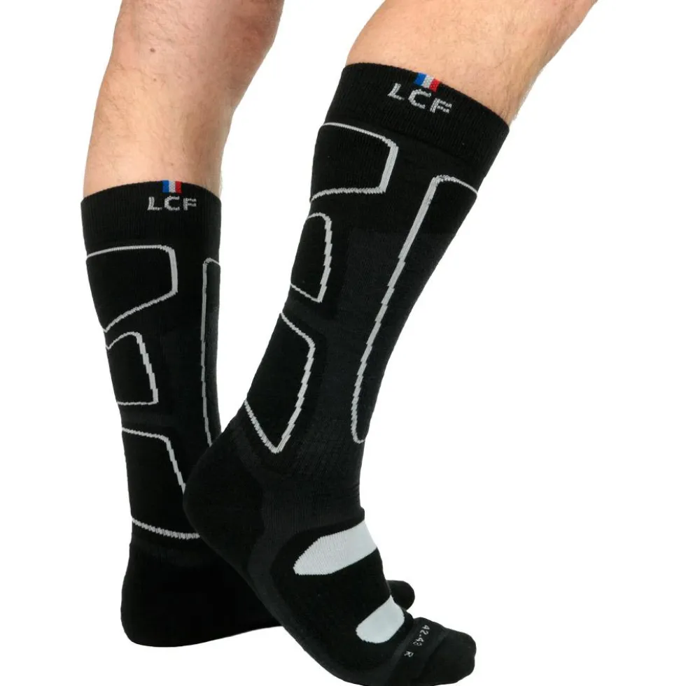 Calze La Chaussette de France Vanoise Noir Blanc