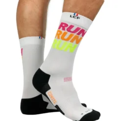 Calze La Chaussette de France Coyote High RunRunRun White