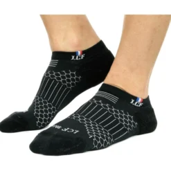 Calze La Chaussette de France Boogaloo Blanc Noir