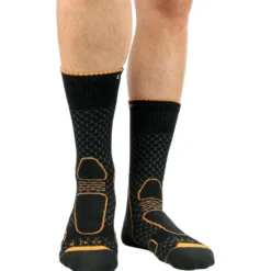 Calze La Chaussette de France Trekker High Noir Orange