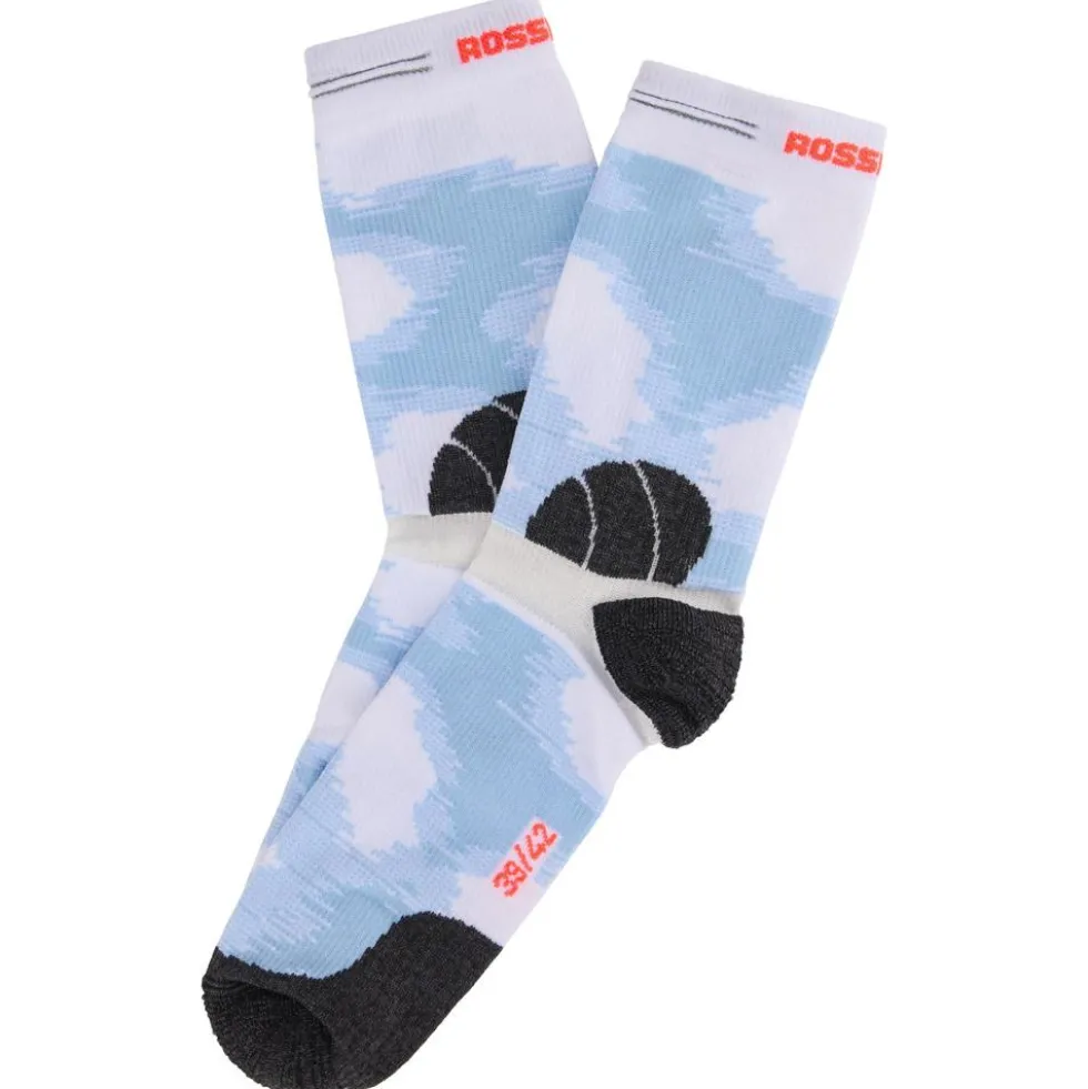Calze Rossignol Sapa Mid Socks Aura Blue Line Fogg