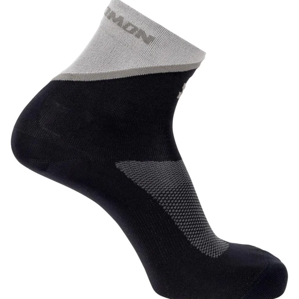 Calze Salomon Pulse Ankle Black Gull Gray