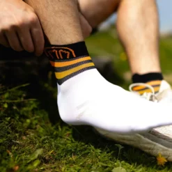 Calze Sidas Run Anatomic Light Ankle White Black