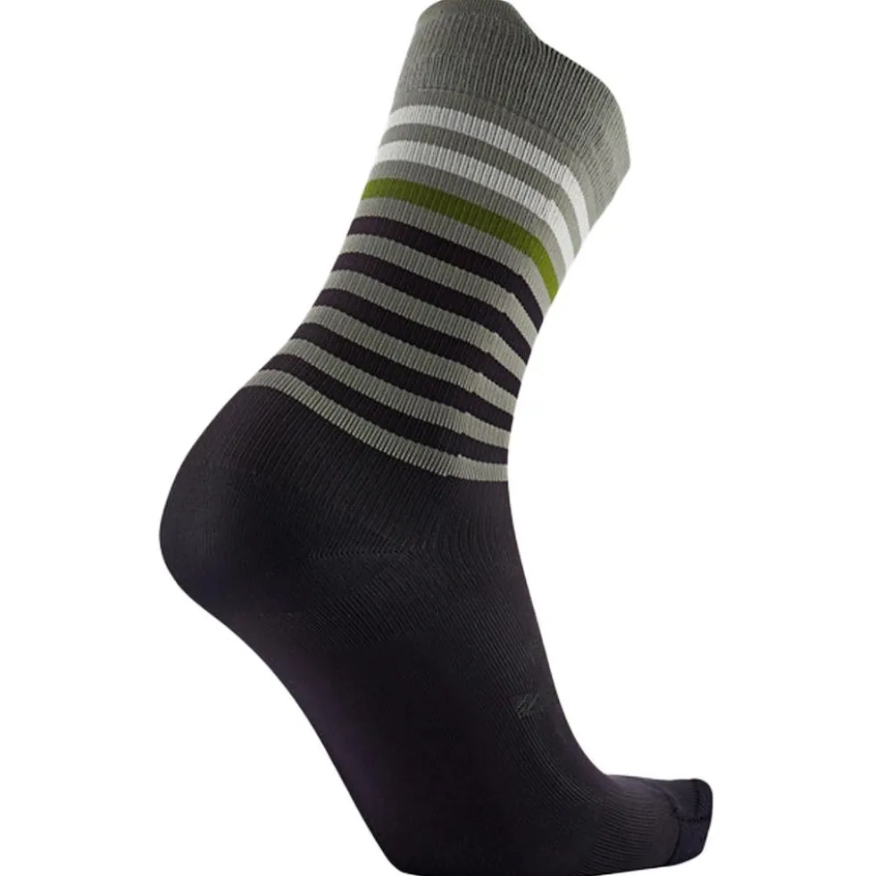 Calze Sidas Run Anatomic Light Crew Black Dark Grey