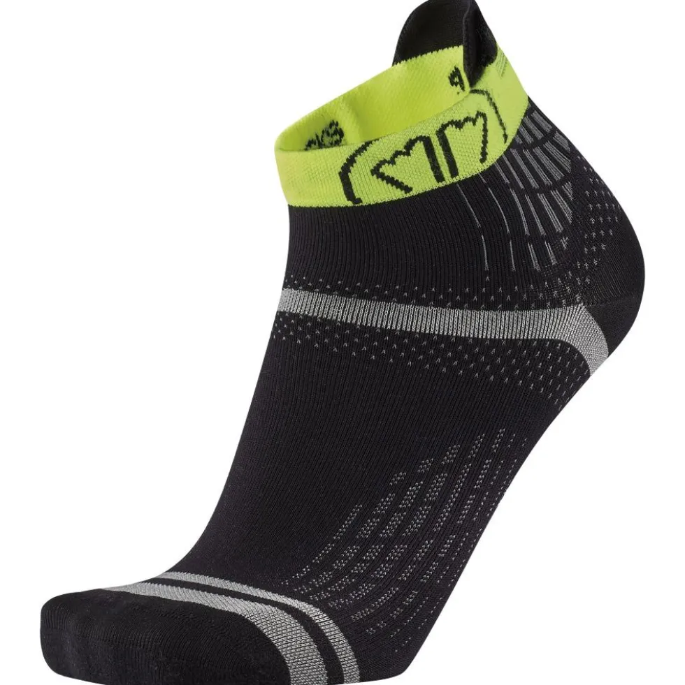 Calze Sidas Run Feel Ankle Black Yellow