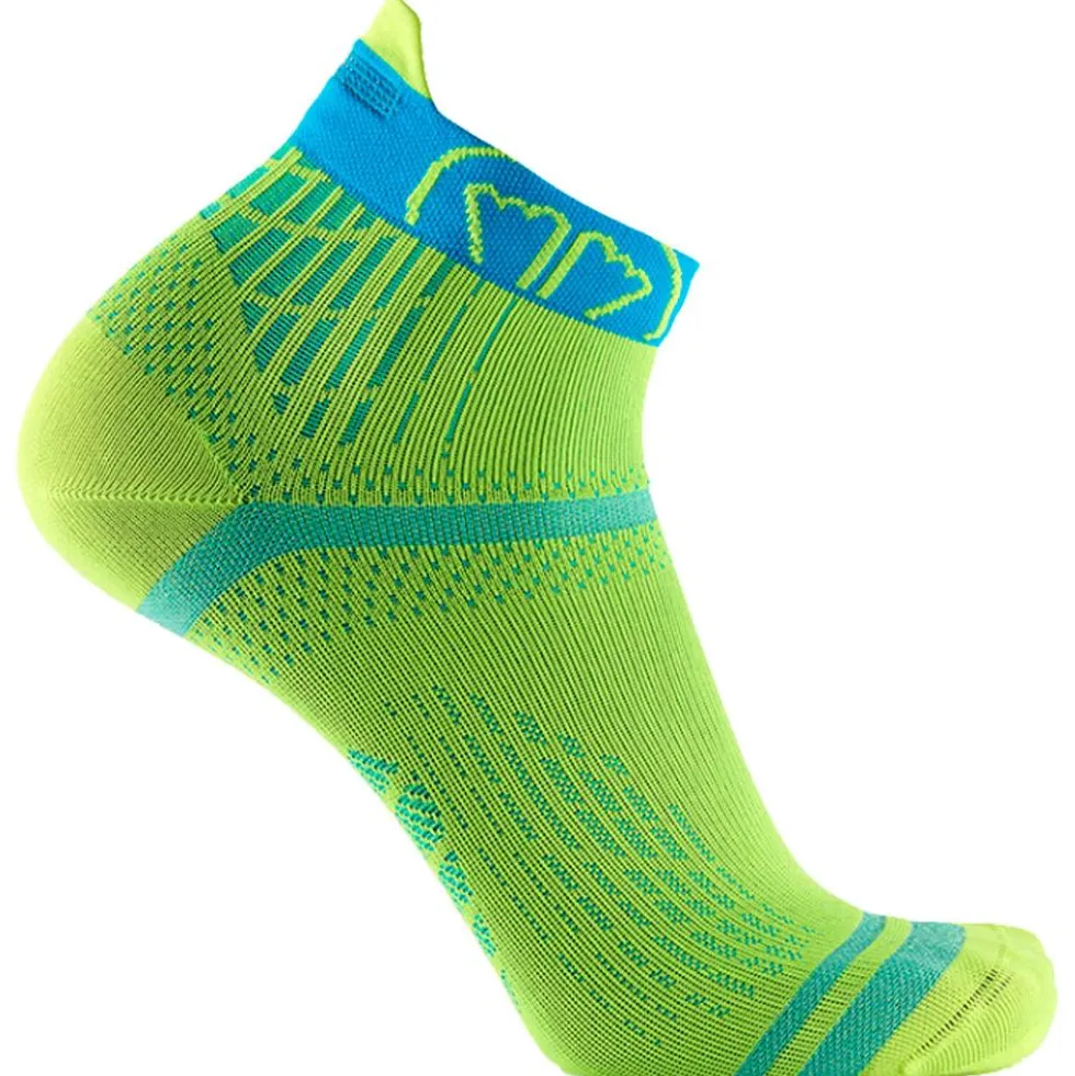 Calze Sidas Run Feel Ankle Jaune Turquoise