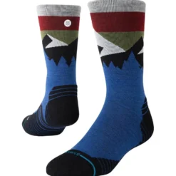 Calze Stance Perf Hike Wool Crew Light Cushion Sock Cobalt