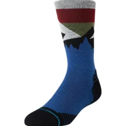 Calze Stance Perf Hike Wool Crew Light Cushion Sock Cobalt