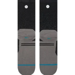 Calze Stance Perf Run Crew Light Cushion Sock Powder Split Black
