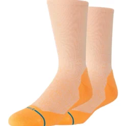 Calze Stance Perf Run Crew Light Cushion Sock Powder Split Mango