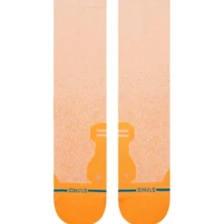 Calze Stance Perf Run Crew Light Cushion Sock Powder Split Mango