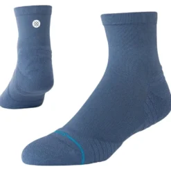 Calze Stance Perf Run Quarter Light Cushion Sock Sea Blue