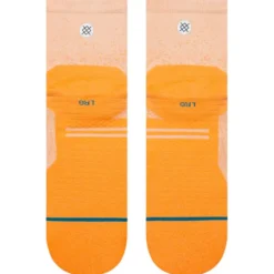 Calze Stance Perf Run Quarter Light Cushion Sock Powder Split Mango