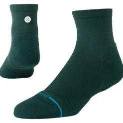 Calze Stance Perf Run Quarter Light Cushion Sock Pine