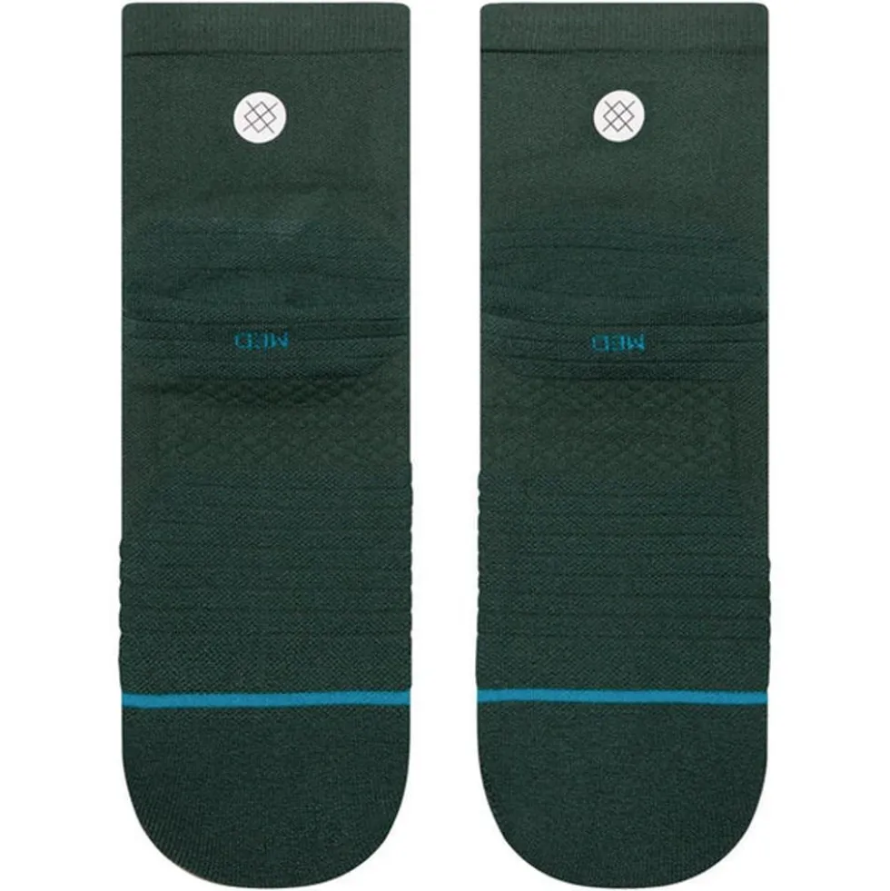 Calze Stance Perf Run Quarter Light Cushion Sock Pine