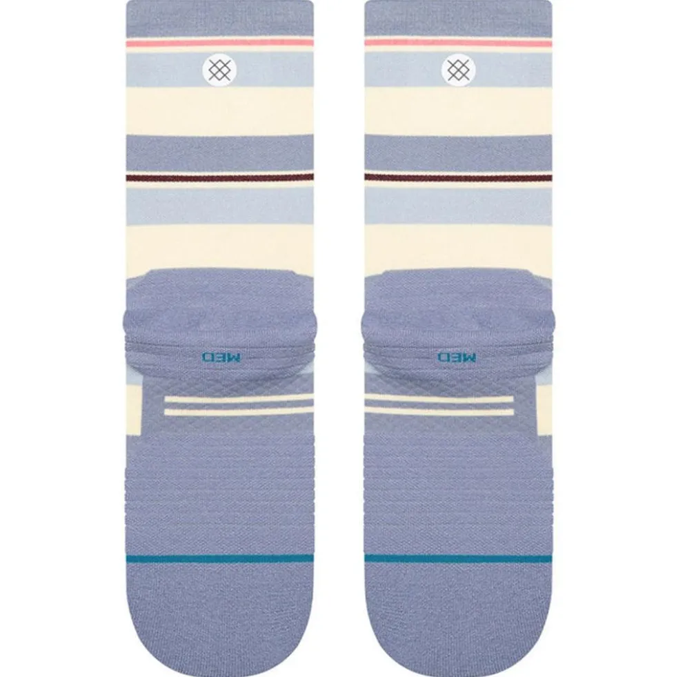 Calze Stance Perf Run Womens Crew Light Cushion Sock Milo Blue