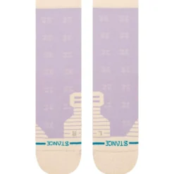 Calze Stance Perf Run Womens Crew Mid Cushion Sock Latta Lilac
