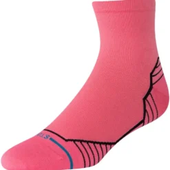 Calze Stance Perf Run Womens Quarter Ultralight Cushion Sock Variegated Pink