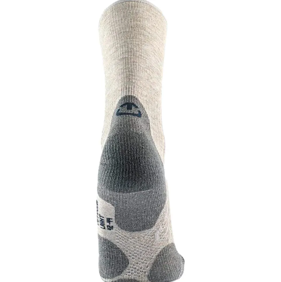 Calze Therm-Ic Outdoor Light Linen Crew Light Grey Charcoal